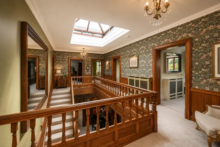 A hallway leading through The Old Rectory